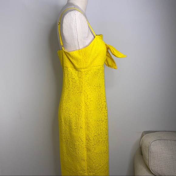 Trina Turk Bright Lace Twist Bust Dress - Picture 7 of 8